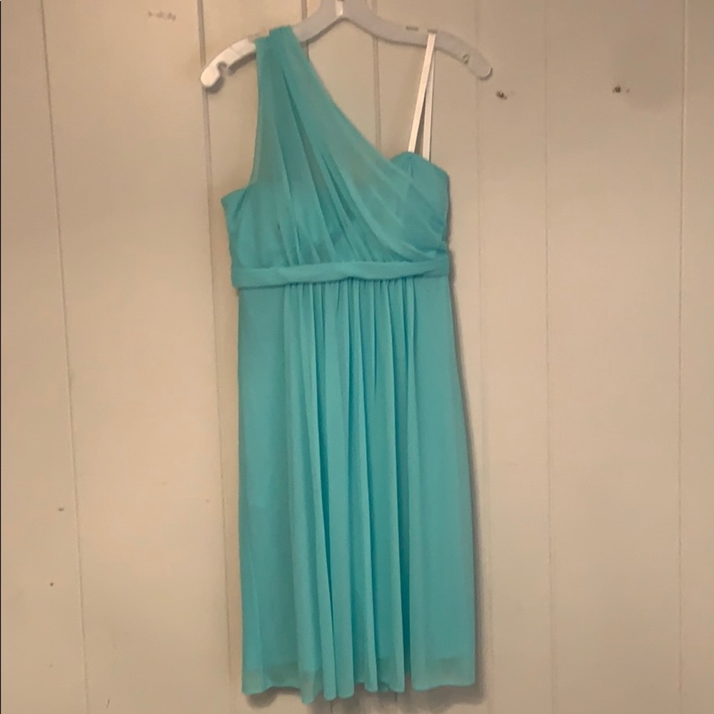 Short Illusion Mesh One Shoulder